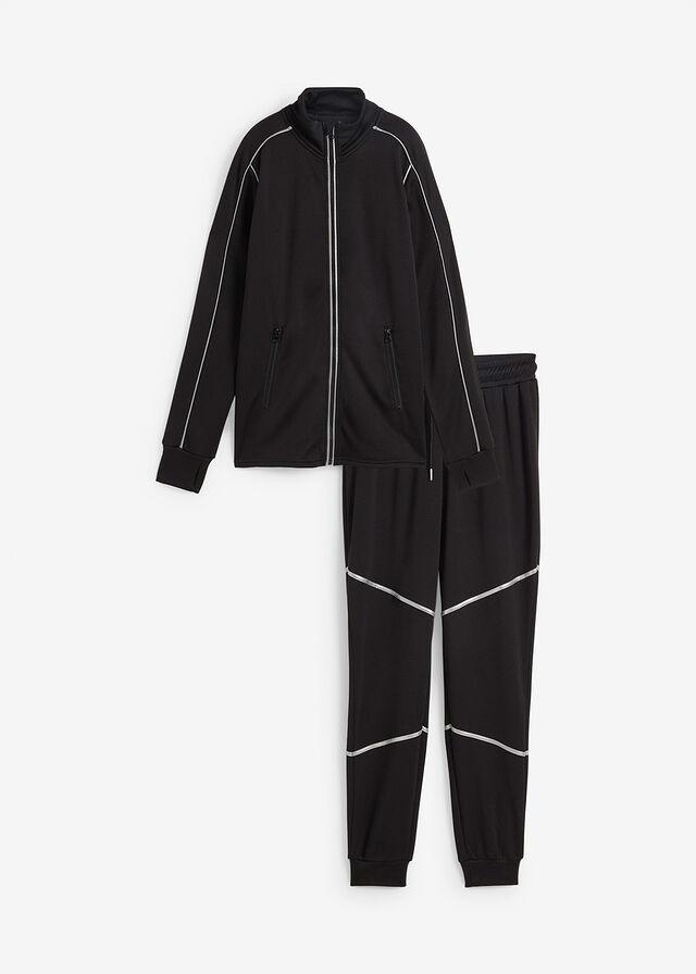 52/54 KOMPLET SPORTOWY OCIEPLANY Z ODBLASKOWYMI ELEMENTAMI rlj