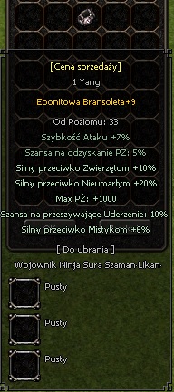 Brans. Ebonit+9 20% DT 10% Prze 1000 Metin2 Diumar