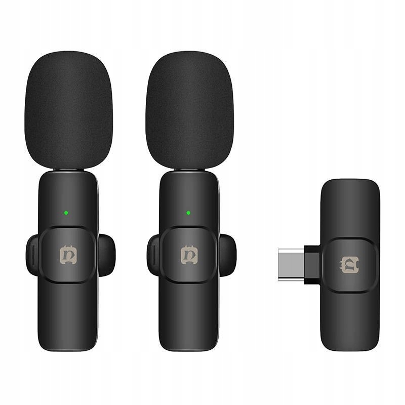 Puluz Bezprzewodowy Mikrofon Lavalier USB Type C