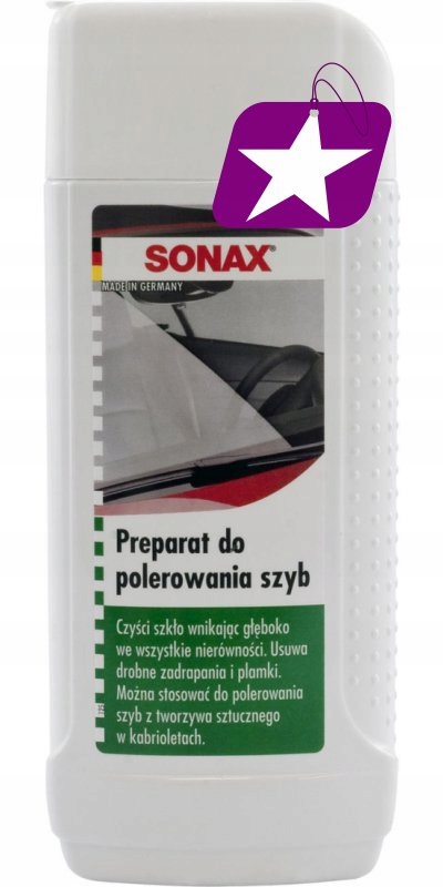 SONAX PREPARAT DO POLEROWANIA SZYB 250ML Wawer