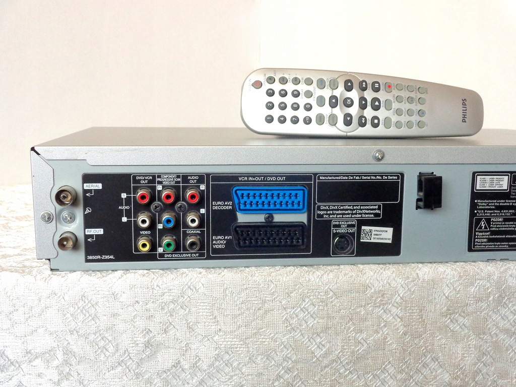 Купить PHILIPS Combo DVD-VHS 6GLOWIC DiVX ПОЛЬСКОЕ МЕНЮ: отзывы, фото, характеристики в интерне-магазине Aredi.ru