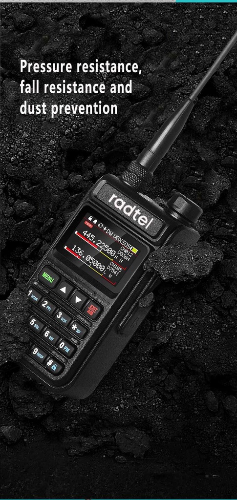 Radiotelefon krótkofalówka Radtel RT-890 FM/AM - 13648509136 ...