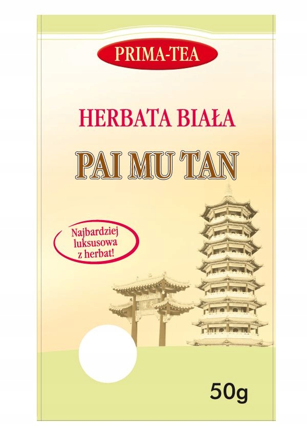 HERBATA BIAŁA PAI MU TAN PRIMA-TEA 50G