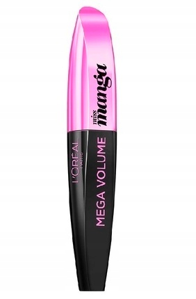 Loreal MEGA VOLUME MISS MANGA TUSZ DO RZĘS - Black