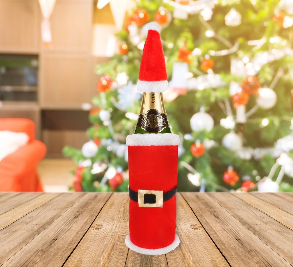 Купить Крышка Деда Мороза на бутылку с шапкой: отзывы, фото, характеристики в интерне-магазине Aredi.ru