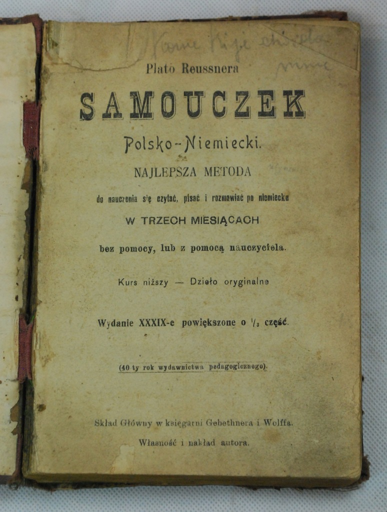 Plato Reussner - Samouczek polsko-niemiecki