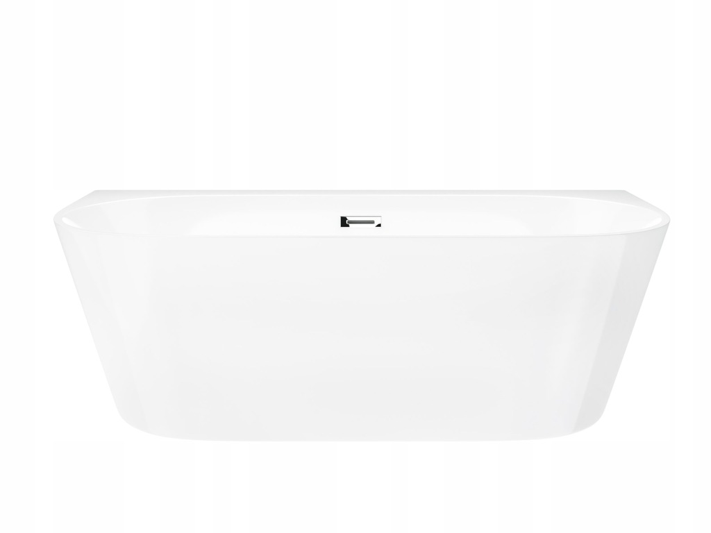 Wanna przyścienna wolnostojąca Corsan E030 Mono 170 cm z szeroką krawędzią