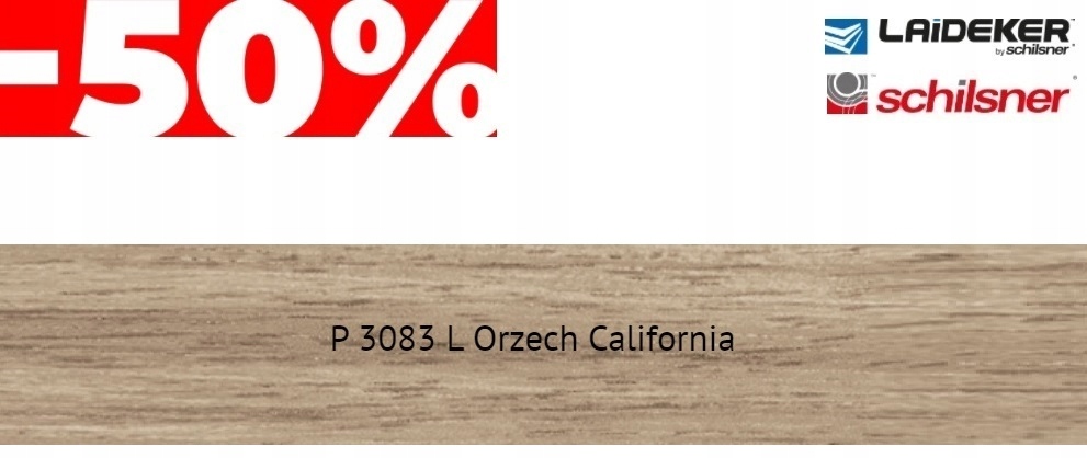 WYPRZEDAŻ -50%: obrzeże ABS ORZECH CALIFORNIA 43/2