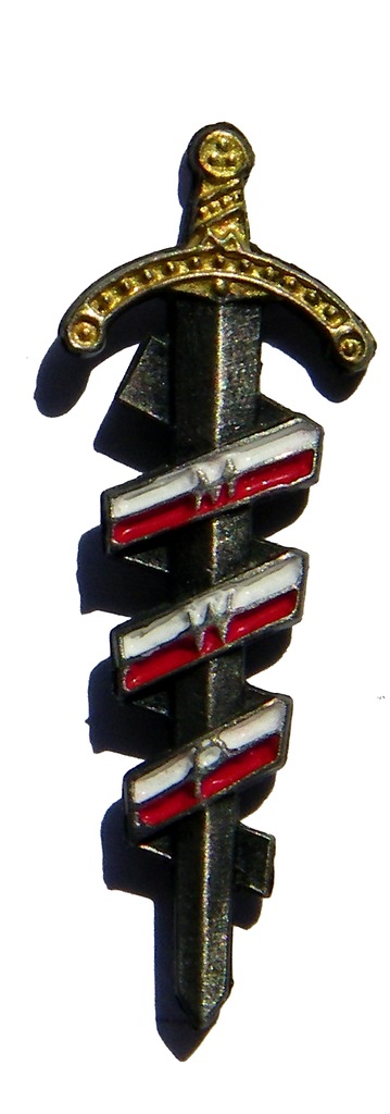 Mieczyk Chrobrego - Szczerbiec MWP wpinka pin
