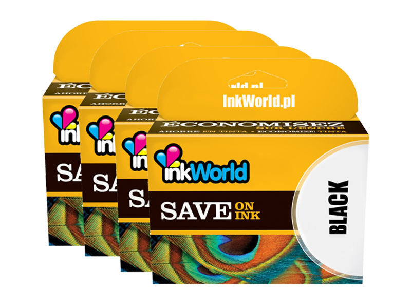 KOMPLET 4x Tusze do HP - INKWORLD 711XL T120 T520