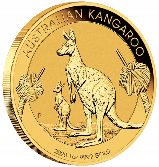 złota moneta Australijski Kangur, 1 uncja, 2020