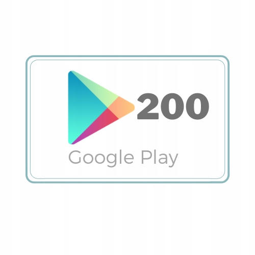 Google Play 200 zł Kod podarunkowy Karta