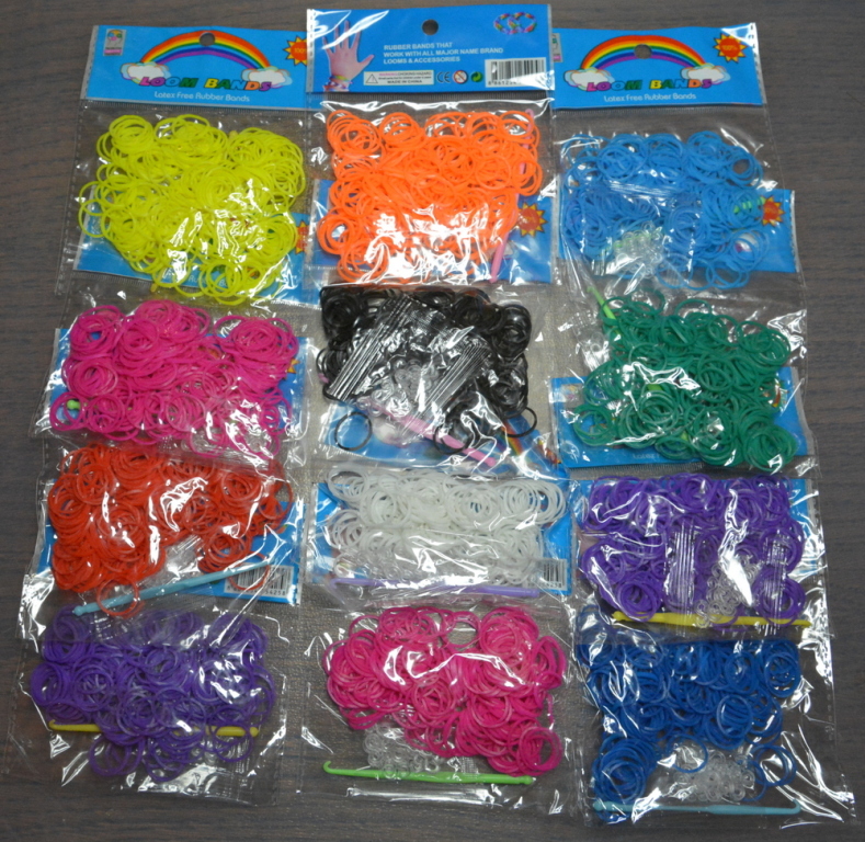 Gumki Loom bands 12x 200 2400 sztuk dla WOŚP