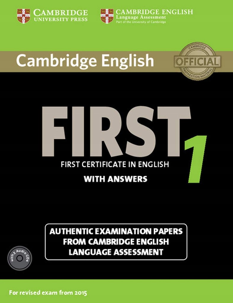 Cambridge University Press Cambridge English First