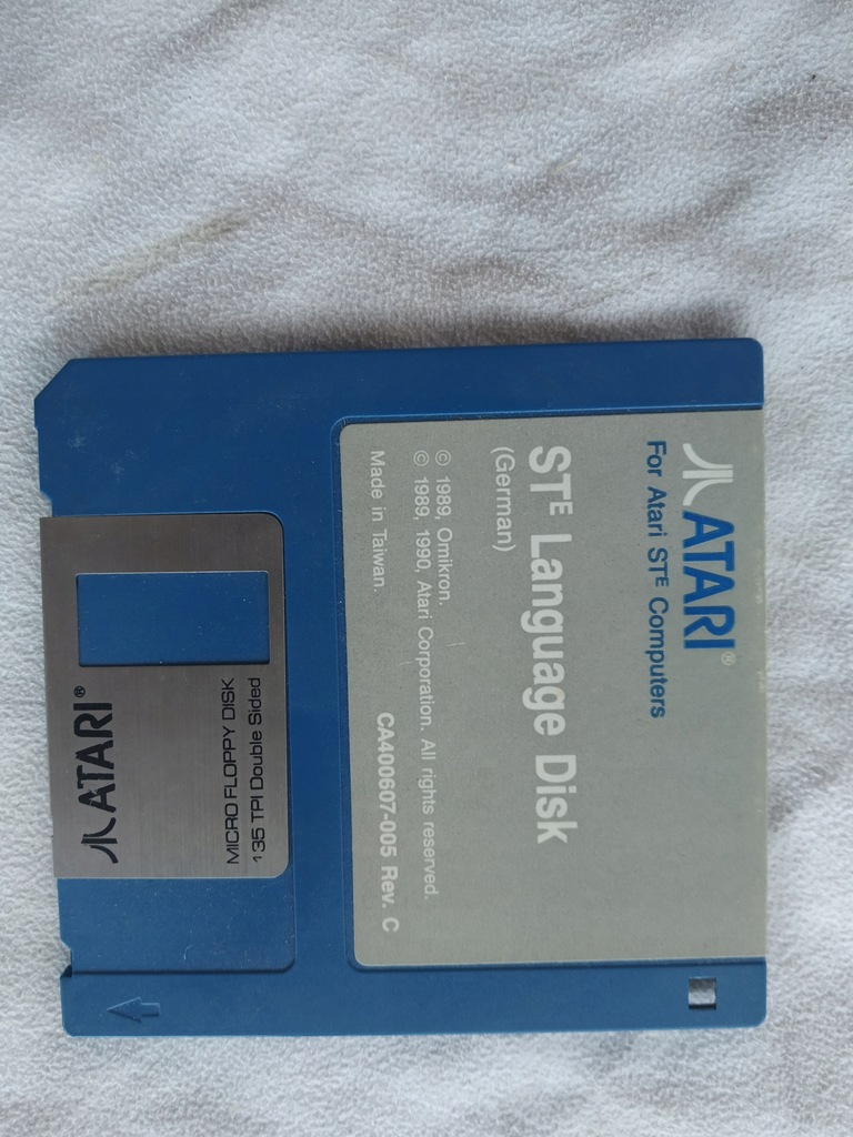 Dyskietka ST Language Disk ATARI