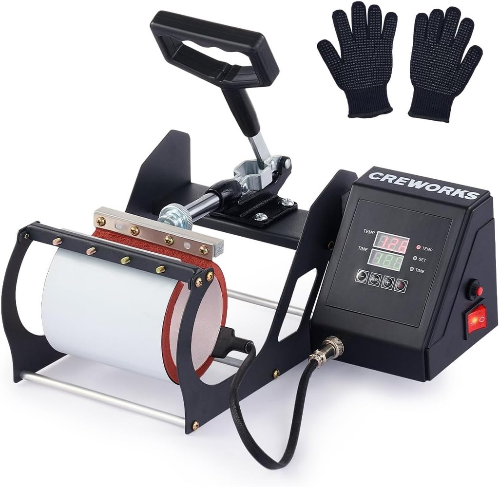 Prasa Termotransferowa do Sublimacji kubków Termosów 250-325ml Termoprasa