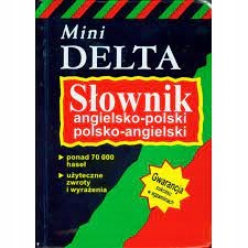 Mini słownik ang polski,polsko-ang DELTA