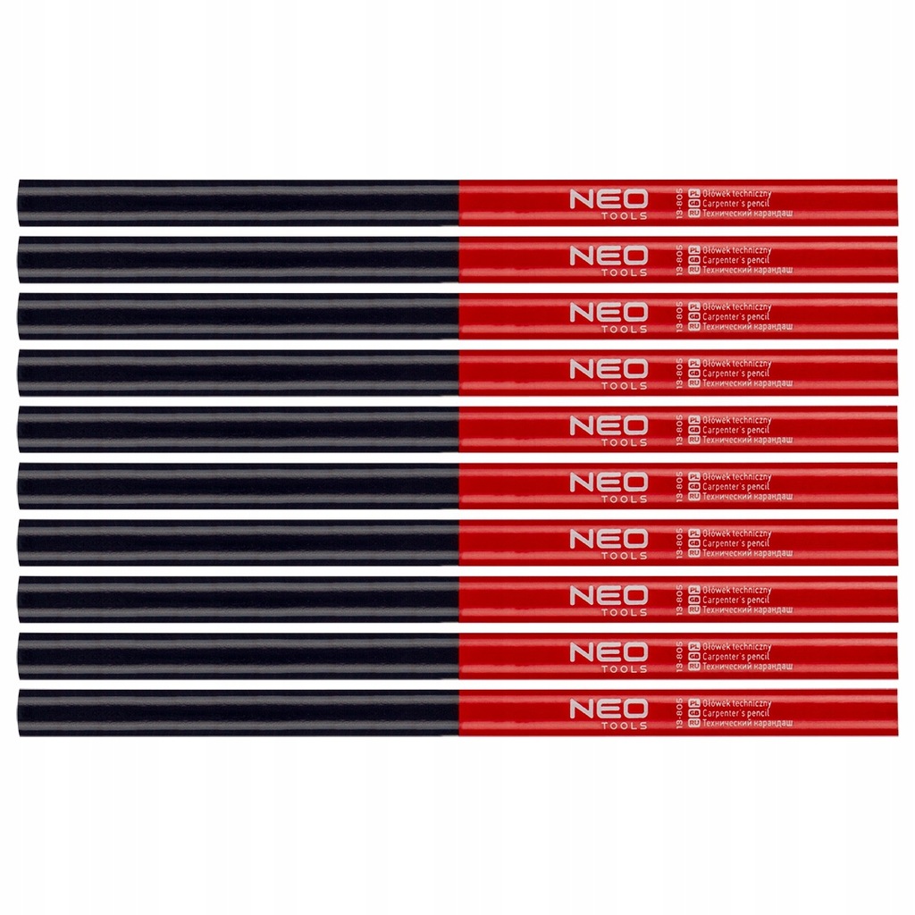 Ołówek techniczny czerwono-niebieski 12 sztuk
