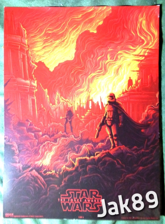 Star Wars VII Przebudzenie Mocy Plakat IMAX 1