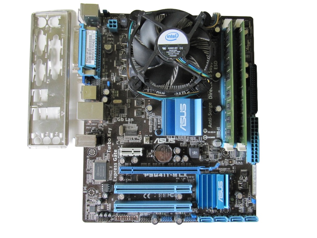 Asus P5G41T-M LX + Intel Core Q8200 + 8GB DDR3