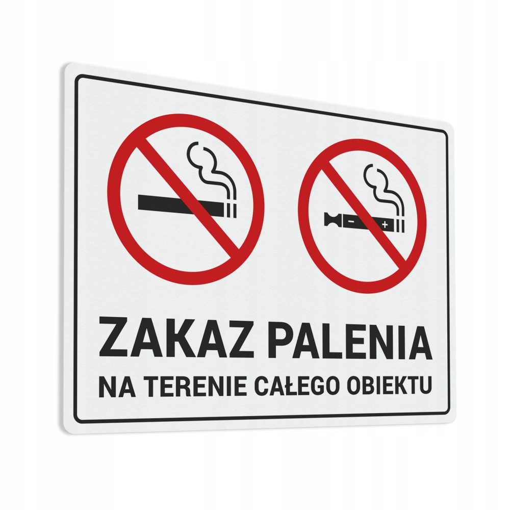 Naklejka - Zakaz Palenia 15x20
