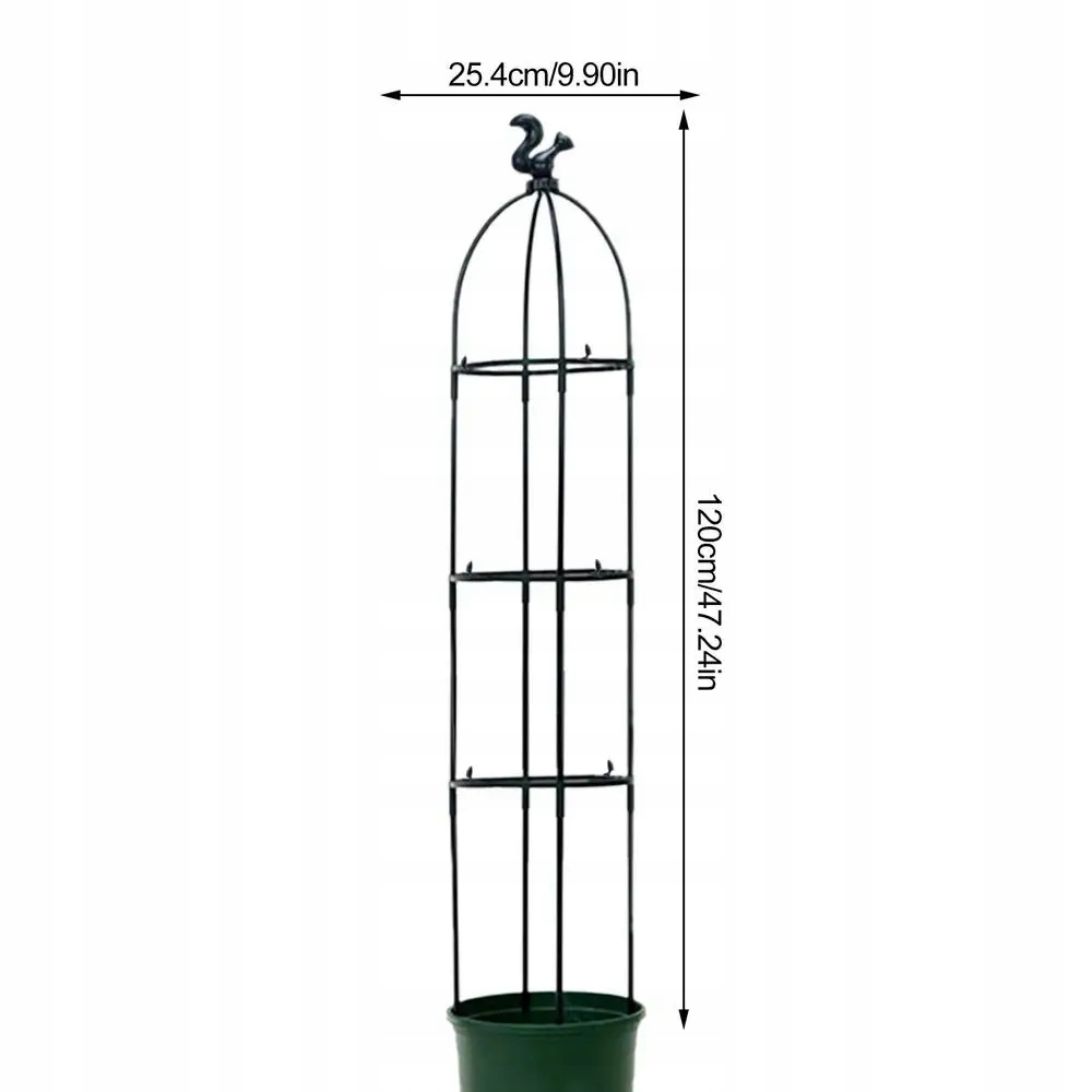 Typ wieży obelisk krata ogrodowa stojak na kwiaty