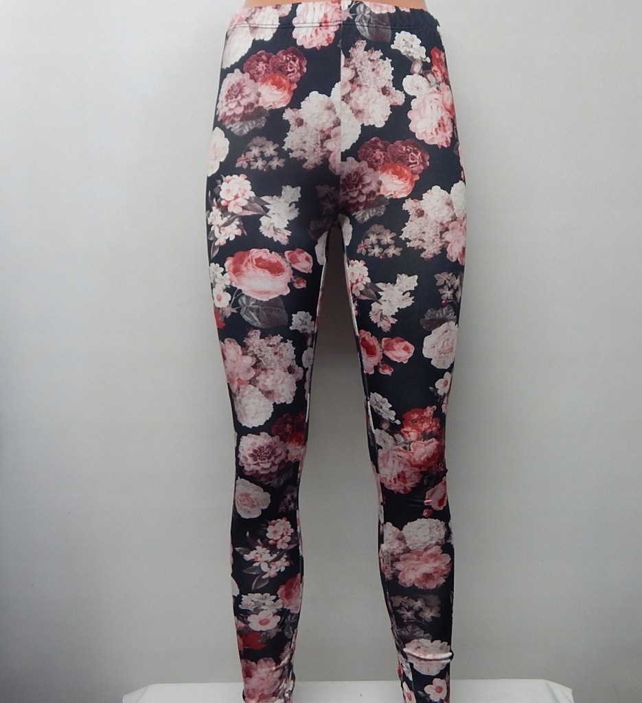 LEGGINSY NOWE KWIATY ATMOSPHERE 10/38