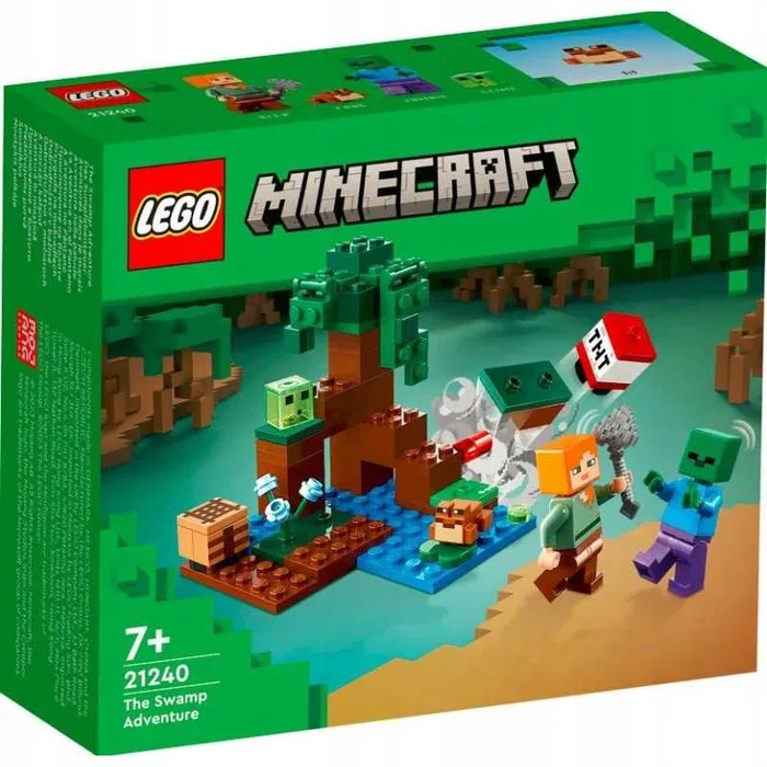 Klocki Zestaw Kreatywne LEGO Minecraft Przygoda na Mokradłach 21240