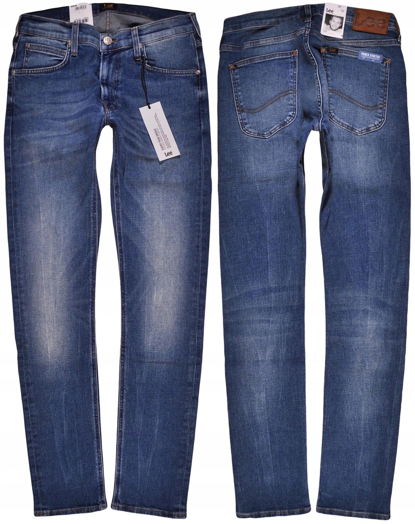 LEE spodnie TAPERED slim jeans LUKE W30 L32