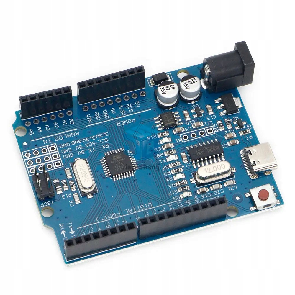 UNO R3 ATMEGA328 CH340 AVR KOMPITABILNE ARDUINO IDE USB-C