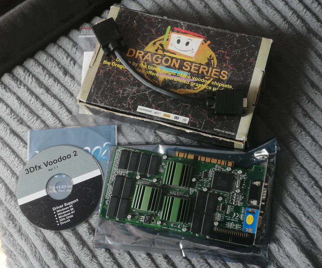 3Dfx VooDoo 12MB Dragon 3000 komplet BOX 14347727603