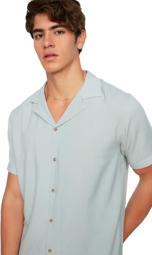 Trendyol męska szara luźna koszula regular XL