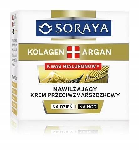 Soraya Kolagen Argan Krem nawilżający przeciwzmars