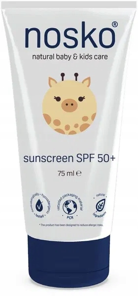 NOSKO Filtr przeciwsłoneczny SPF 50+ 75 ml