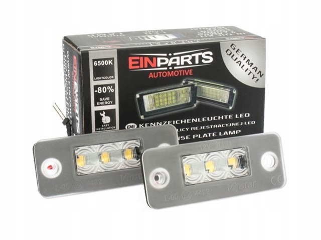 Lampki tablicy rejestracyjnej LED EINPARTS EP108OE