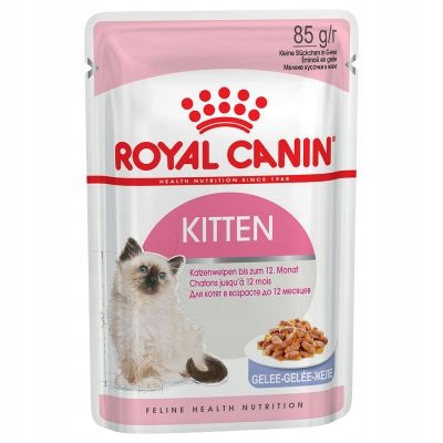 Royal Canin Kitten 12x85g pakiet w galarecie