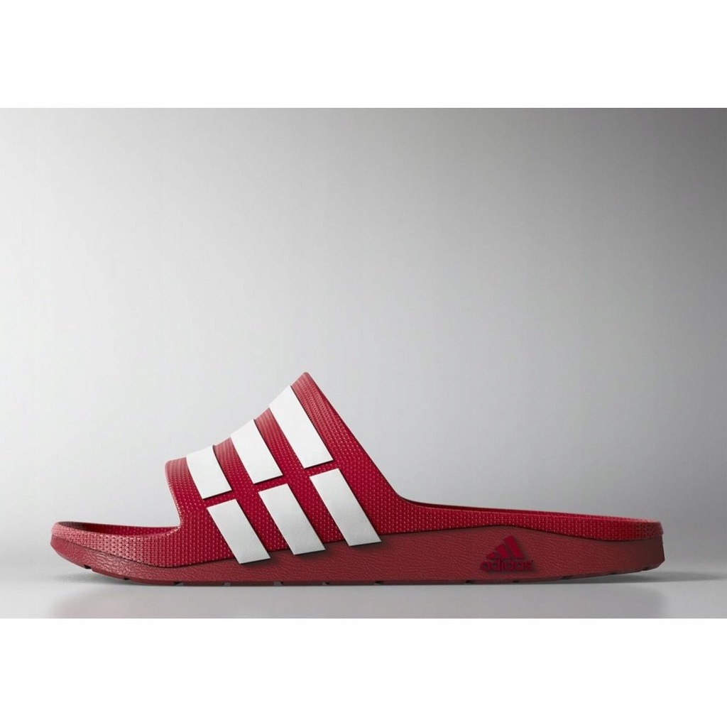 Czerwone Buty Męskie Klapki Adidas r.46