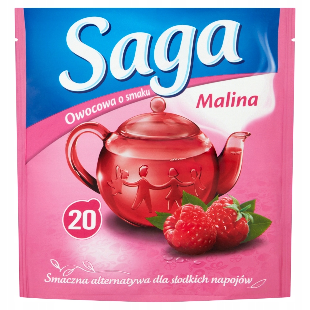 Herbatka owocowa Saga o smaku malina 34 g