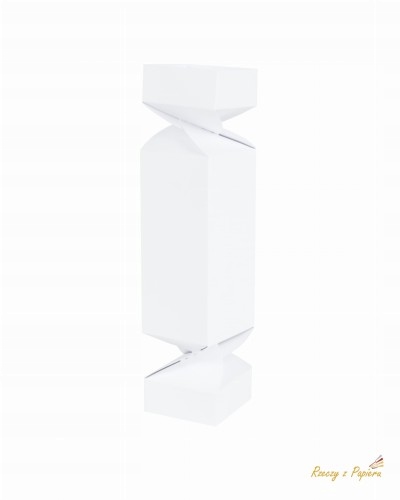 Pudełko CUKIEREK - białe 7x7x29,5