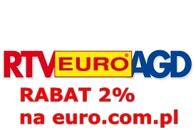 Kod Rabatowy Voucher EURO RTV AGD 2% euro.com.pl