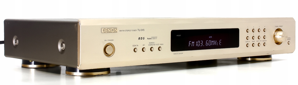 DENON TU-245 SMUKŁY TUNER FM STEREO RDS RADIO TEXT