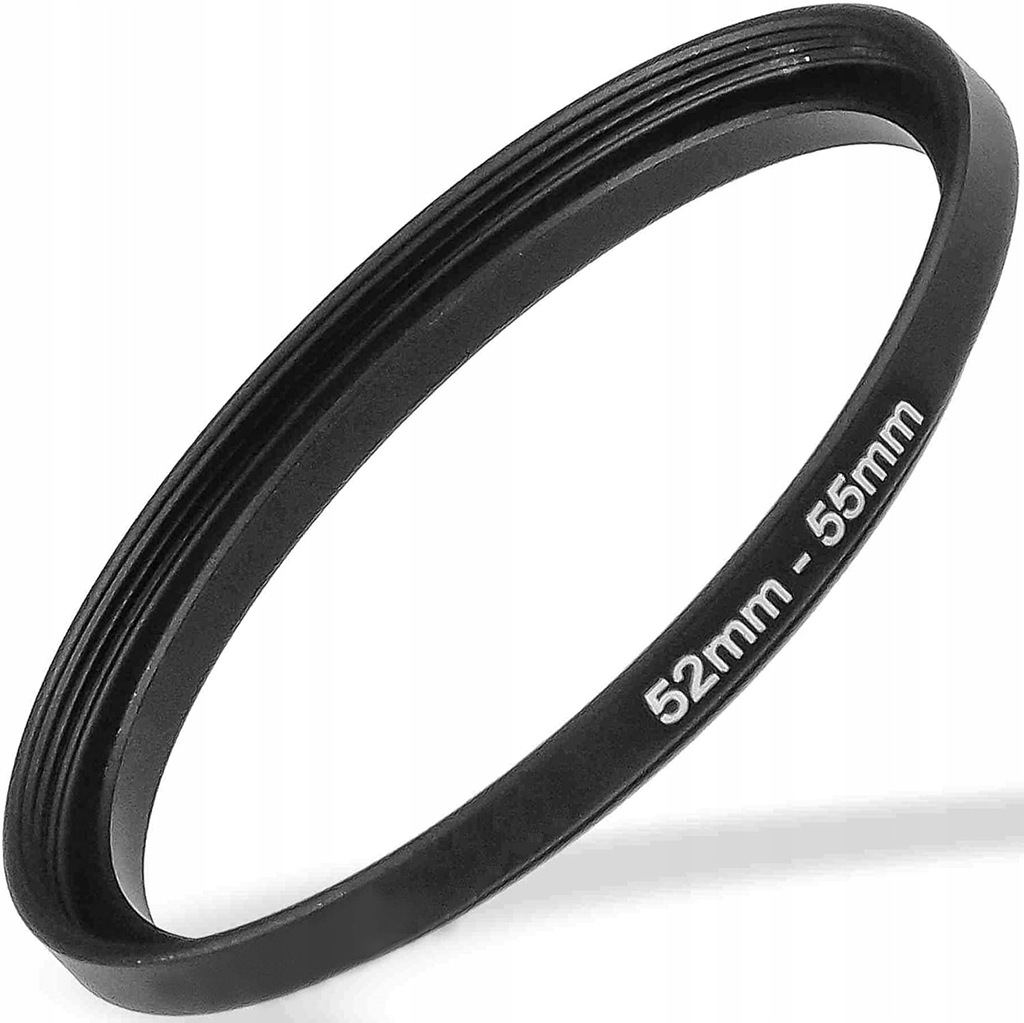 PIERŚCIEŃ ADAPTERA DO OBIEKTYWU APARATU 52-55 MM