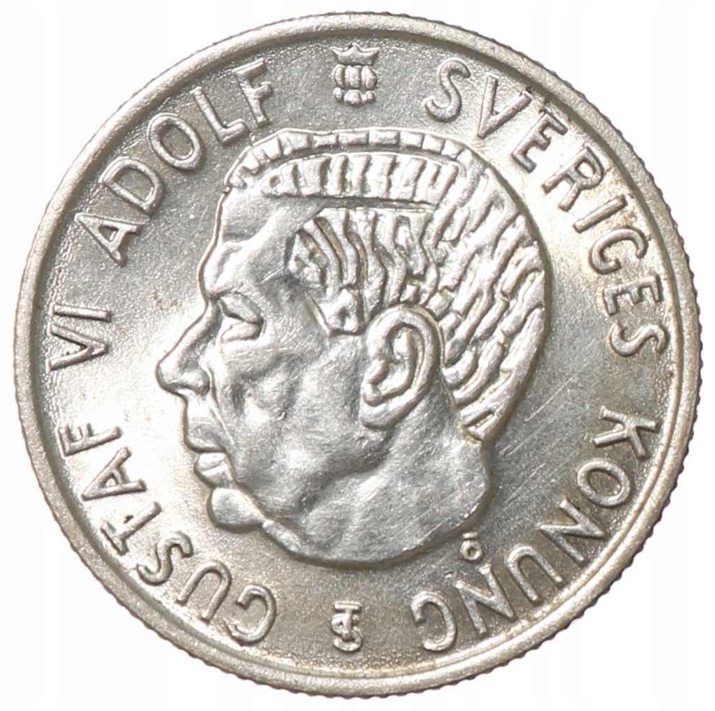 2 korony - Król Gustaw VI Adolf - Szwecja - 1953r.