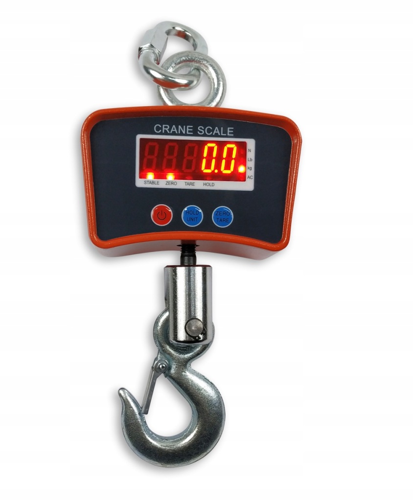 WAGA HAKOWA 1000KG ELEKTRONICZNA WISZĄCA MAGAZYNOWA DŹWIGOWA DO 1 TONY AKU