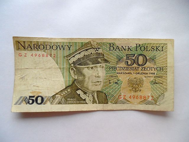 50 złotych 1988 r ser.GZ