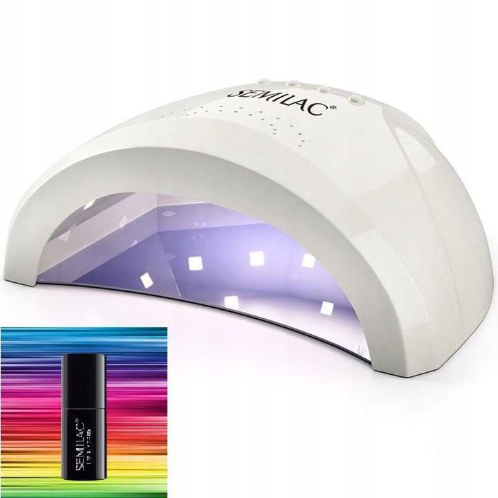 SEMILAC - LAMPA 48/24W UV LED DO HYBRYD + LAKIER