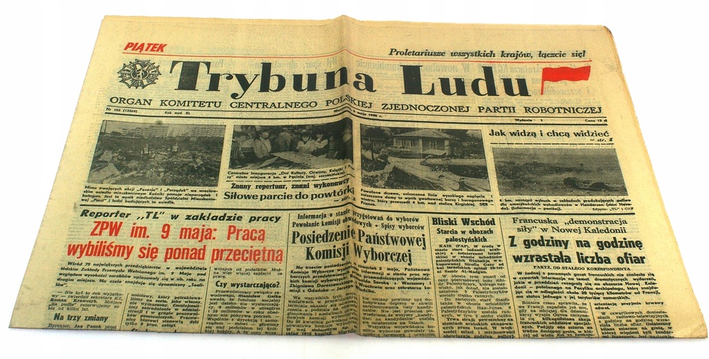 TRYBUNA LUDU nr 105 6.05.1988