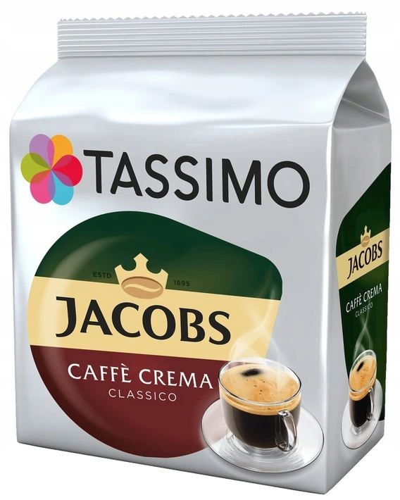 80x TASSIMO Jacobs Caffe Crema Classico XL kapsułk