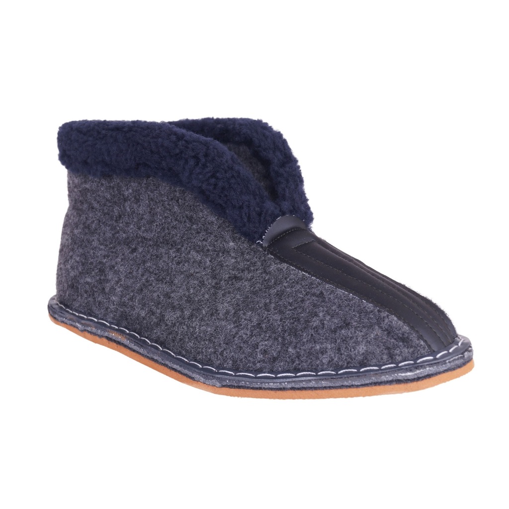 CIEPŁE BAMBOSZE DAMSKIE, MĘSKIE UNISEX | OBUWIE DOMOWE PRODUKT POLSKI R.43