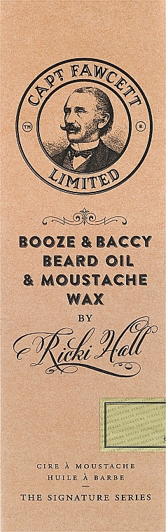 Zestaw do makijażu Captain Fawcett Ricki Hall's Booze & Baccy (beard/oil/50